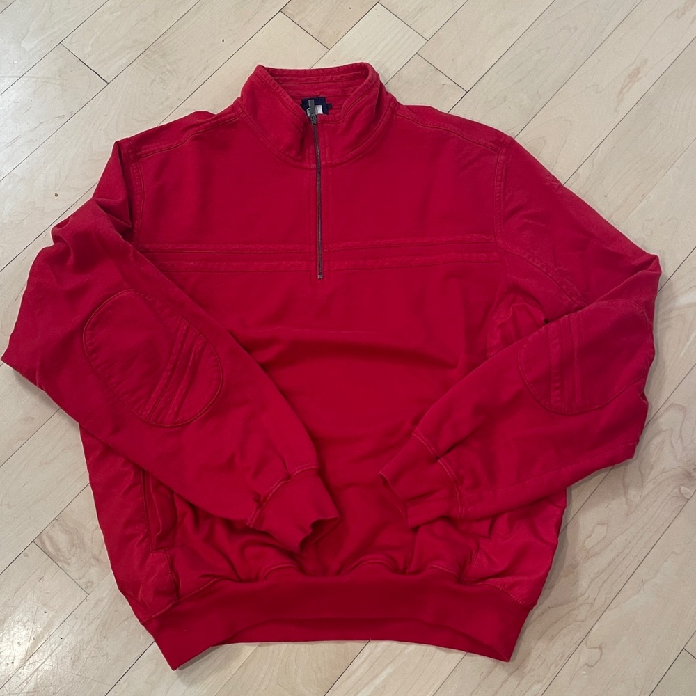 Paul & Shark Red Half-Zip Sweatshirt